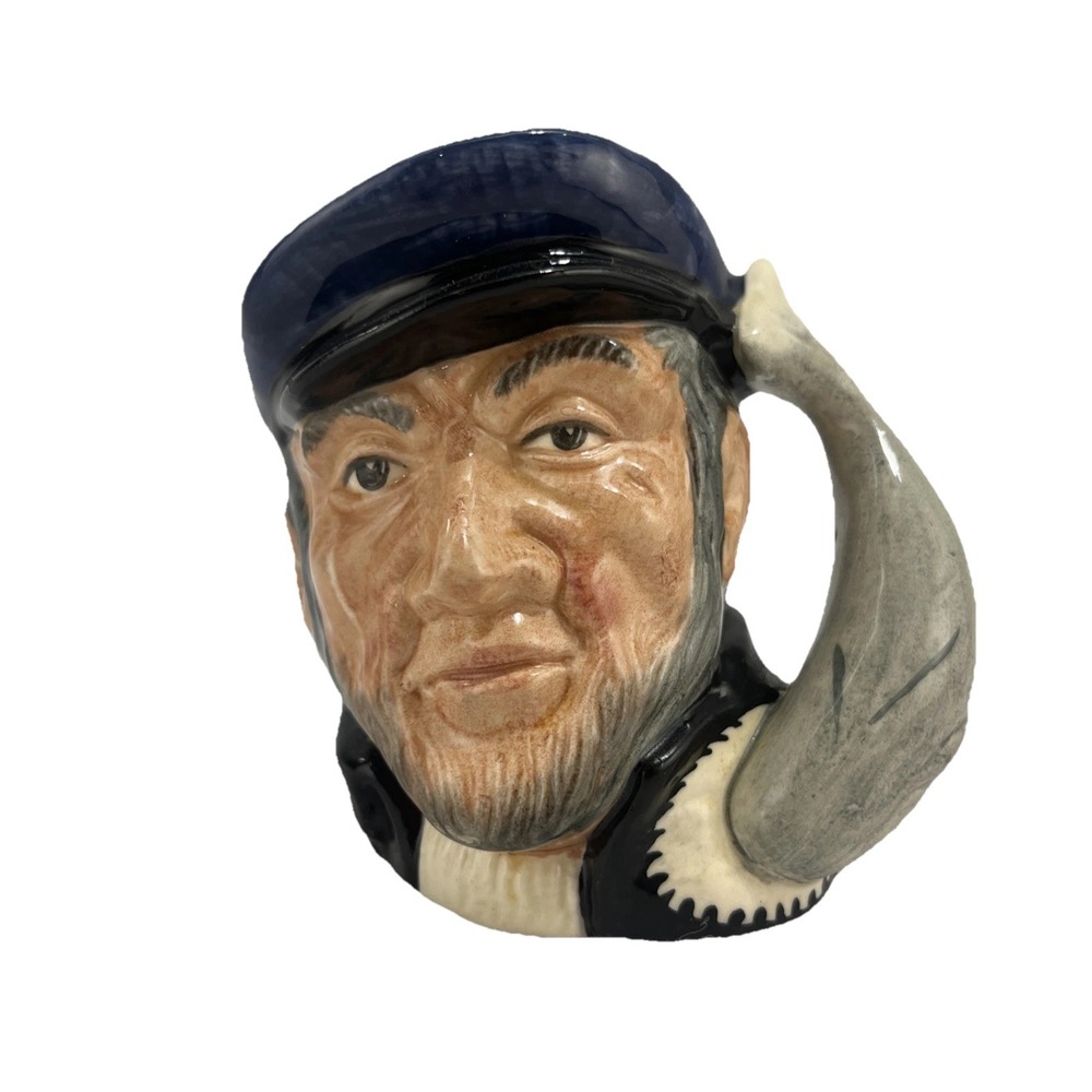 Captain Ahab Vintage Royal Doulton Toby Jug 1958 Character Mug D6506 4"